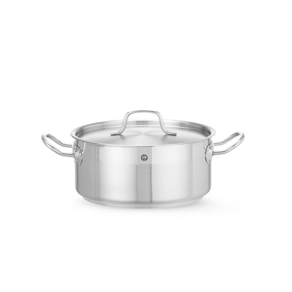 Hendi Kochtopf, niedrig - mit Deckel, Profi Line, 4,8L, ⌀240x(H)105mm Hendi Kochtopf, niedrig - mit Deckel, Profi Line, 4,8L, ⌀240x(H)105mm