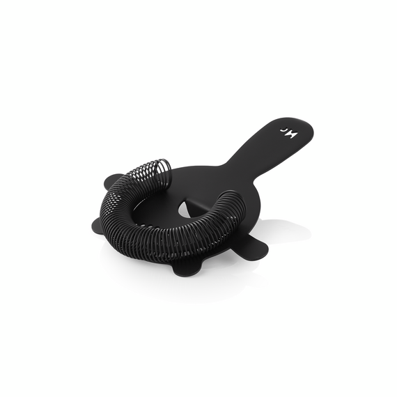 Nocturn Barsieb mit Feder, 4 Zinken, Ø 8 cm, schwarz matt, Chromnickelstahl 18/8 Nocturn Barsieb mit Feder, 4 Zinken, Ø 8 cm, schwarz matt, Chromnickelstahl 18/8