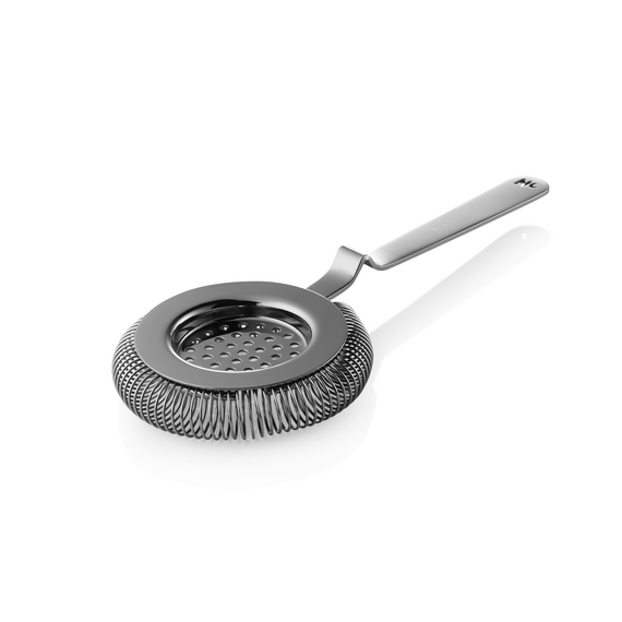 Nocturn Barsieb mit Feder, Ø 8,5 cm, 20,5 cm, gun metal, Chromnickelstahl 18/8 Nocturn Barsieb mit Feder, Ø 8,5 cm, 20,5 cm, gun metal, Chromnickelstahl 18/8