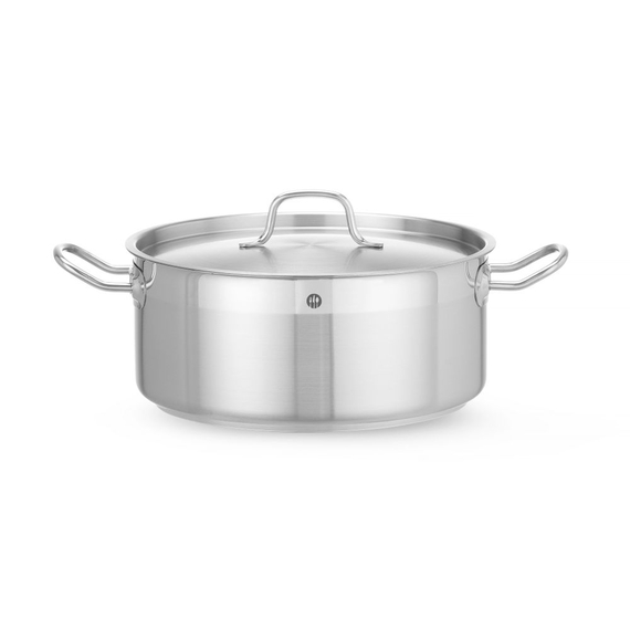 Hendi Kochtopf, niedrig - mit Deckel, Profi Line, 7,5L, ⌀280x(H)120mm Hendi Kochtopf, niedrig - mit Deckel, Profi Line, 7,5L, ⌀280x(H)120mm