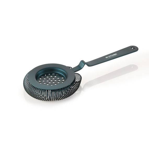 Nocturn Barsieb mit Feder, Ø 8,5 cm, 20,5 cm, blau matt, Chromnickelstahl 18/8 Nocturn Barsieb mit Feder, Ø 8,5 cm, 20,5 cm, blau matt, Chromnickelstahl 18/8