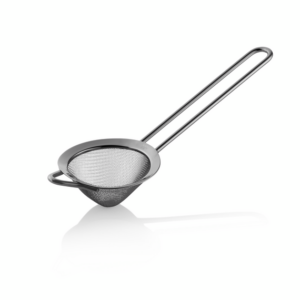 Nocturn Feinmaschiges Sieb, Ø 9 cm, 25,5 cm, gun metal, Chromnickelstahl 18/8