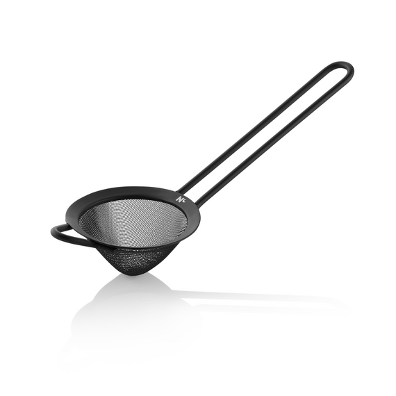Nocturn Feinmaschiges Sieb, Ø 9 cm, 25,5 cm, schwarz matt, Chromnickelstahl 18/8 Nocturn Feinmaschiges Sieb, Ø 9 cm, 25,5 cm, schwarz matt, Chromnickelstahl 18/8