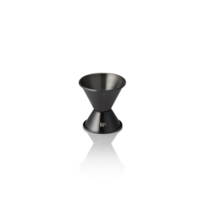 Nocturn Jigger, 2/4 cl, Ø 4,5 cm, Höhe 6 cm, gun metal, Chromnickelstahl 18/8