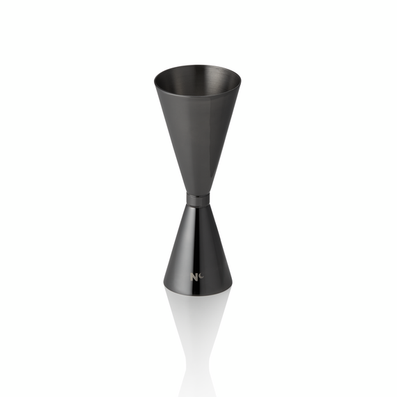 Nocturn Slim Jigger, 3/6 cl, Ø 5 cm, Höhe 13 cm, gun metal, Chromnickelstahl 18/8 Nocturn Slim Jigger, 3/6 cl, Ø 5 cm, Höhe 13 cm, gun metal, Chromnickelstahl 18/8
