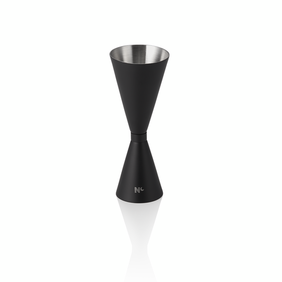 Nocturn Slim Jigger, 3/6 cl, Ø 5 cm, Höhe 13 cm, schwarz matt, Chromnickelstahl 18/8 Nocturn Slim Jigger, 3/6 cl, Ø 5 cm, Höhe 13 cm, schwarz matt, Chromnickelstahl 18/8
