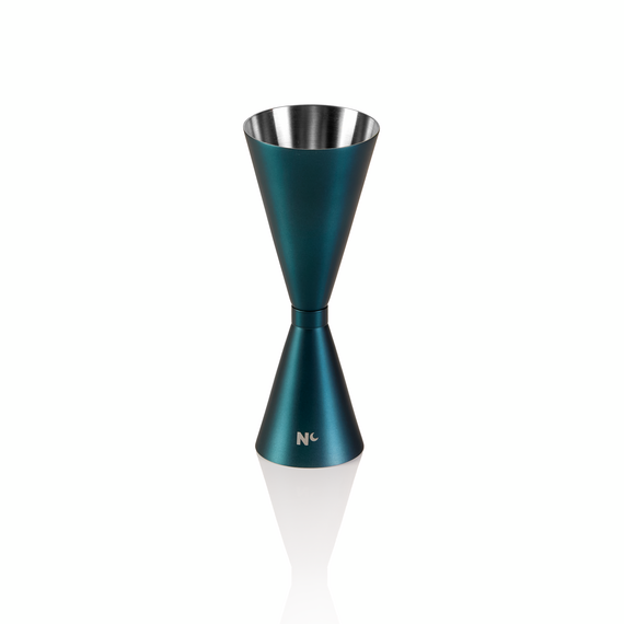 Nocturn Slim Jigger, 3/6 cl, Ø 5 cm, Höhe 13 cm, blau matt, Chromnickelstahl 18/8 Nocturn Slim Jigger, 3/6 cl, Ø 5 cm, Höhe 13 cm, blau matt, Chromnickelstahl 18/8