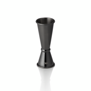 Nocturn Jigger Japanese Style, 2,5/5 cl, Ø 4,5 cm, Höhe 11 cm, gun metal, Chromnickelstahl 18/8