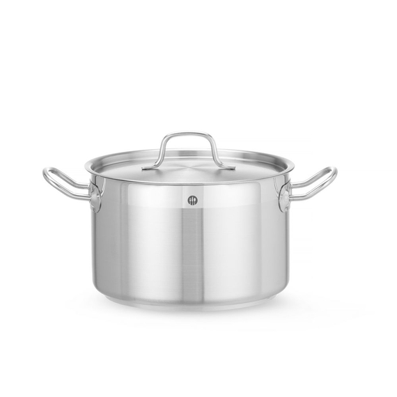 Hendi Kochtopf, mittel - mit Deckel, Profi Line, 6,7L, ⌀240x(H)150mm Hendi Kochtopf, mittel - mit Deckel, Profi Line, 6,7L, ⌀240x(H)150mm