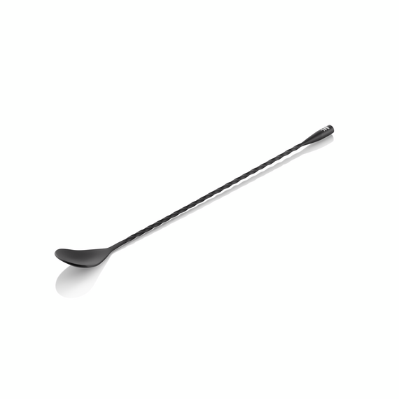 Nocturn Barlöffel Twisted Classic, 30 cm, schwarz matt, Chromnickelstahl 18/8 Nocturn Barlöffel Twisted Classic, 30 cm, schwarz matt, Chromnickelstahl 18/8