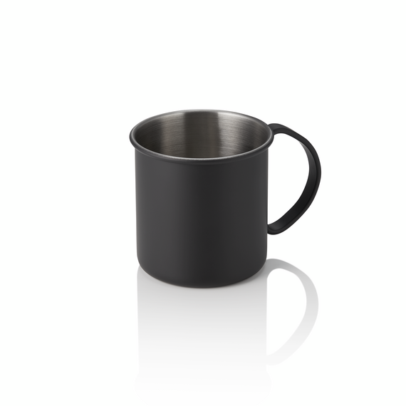 Nocturn Moscow Mule, 0,45 ltr., Ø 9 cm, Höhe 9 cm, schwarz matt, Chromnickelstahl 18/8 Nocturn Moscow Mule, 0,45 ltr., Ø 9 cm, Höhe 9 cm, schwarz matt, Chromnickelstahl 18/8