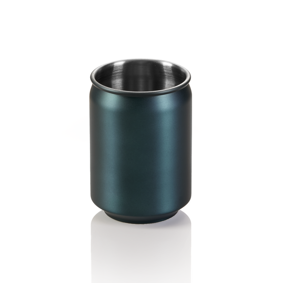 Nocturn Cup, 0,35 ltr., Ø 7 cm, Höhe 10,5 cm, blau matt, Chromnickelstahl 18/8 Nocturn Cup, 0,35 ltr., Ø 7 cm, Höhe 10,5 cm, blau matt, Chromnickelstahl 18/8