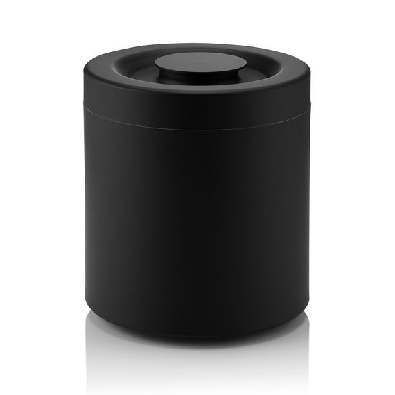Nocturn Eisbox, Ø 18,5 cm, Höhe 21 cm, schwarz matt, Aluminium, Polystyrol Nocturn Eisbox, Ø 18,5 cm, Höhe 21 cm, schwarz matt, Aluminium, Polystyrol