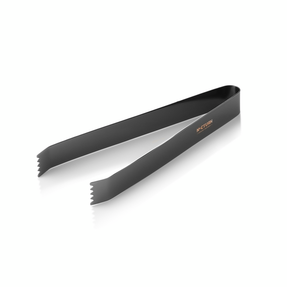 Nocturn Eiszange, 18 cm, gun metal, Chromnickelstahl 18/8 Nocturn Eiszange, 18 cm, gun metal, Chromnickelstahl 18/8