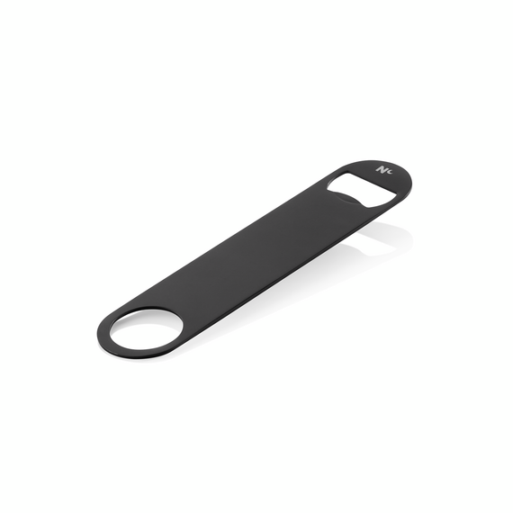 Nocturn Flaschenöffner, 18 x 4 cm, schwarz matt, Chromnickelstahl 18/8 Nocturn Flaschenöffner, 18 x 4 cm, schwarz matt, Chromnickelstahl 18/8