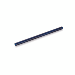 Nocturn Glastrinkhalm mit Bürste Set, 15 cm, Ø 8 mm, blue, Set á 50 Stück, Glas