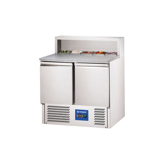 Starline Pizzatisch, 2-türig, GN 1/1, Aufnahme 5x GN 1/6, 900x700x1090 mm (BxTxH) 1 Starline Pizzatisch, 2-türig, GN 1/1, Aufnahme 5x GN 1/6, 900x700x1090 mm (BxTxH)