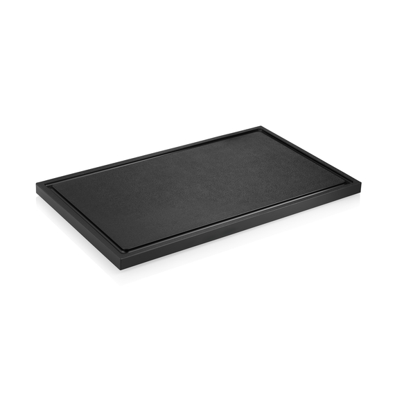 Nocturn Schneidbrett, mit Saftrille, 50 x 30 x 2 cm, schwarz, Polypropylen Nocturn Schneidbrett, mit Saftrille, 50 x 30 x 2 cm, schwarz, Polypropylen