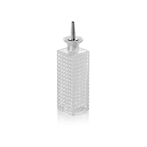 Nocturn Bitterflasche, 0,23 ltr., 5,5 x 5,5 x 17 cm, Glas, Edelstahl Nocturn Bitterflasche, 0,23 ltr., 5,5 x 5,5 x 17 cm, Glas, Edelstahl