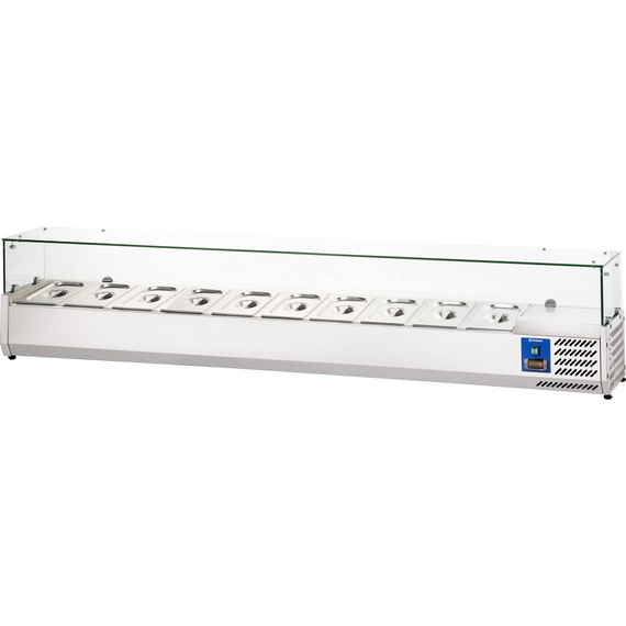 Starline Pizzakühlaufsatz, 10x GN 1/4, Edelstahl, 2000x335x440 mm (BxTxH) Starline Pizzakühlaufsatz, 10x GN 1/4, Edelstahl, 2000x335x440 mm (BxTxH)