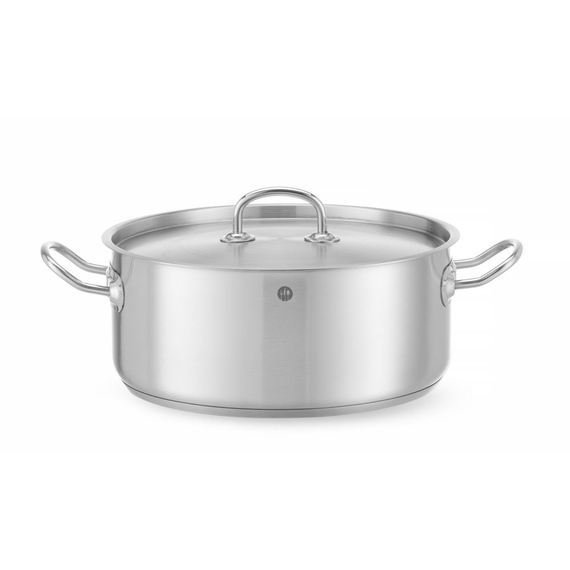 Hendi Topf niedrig - mit Deckel, Kitchen Line, 7,3L, ⌀280x(H)120mm Hendi Topf niedrig - mit Deckel, Kitchen Line, 7,3L, ⌀280x(H)120mm