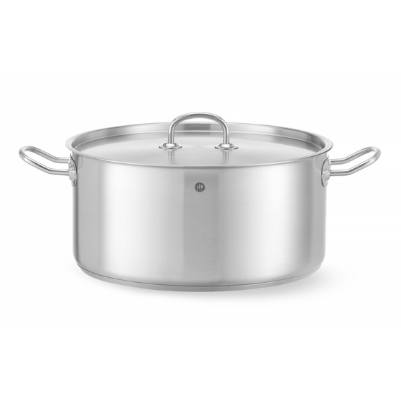 Hendi Topf niedrig - mit Deckel, Kitchen Line, 11,9L, ⌀320x(H)150mm Hendi Topf niedrig - mit Deckel, Kitchen Line, 11,9L, ⌀320x(H)150mm