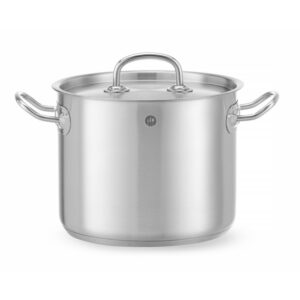 Hendi Kochtopf, hoch - mit Deckel, Kitchen Line, 5L, ⌀200x(H)160mm