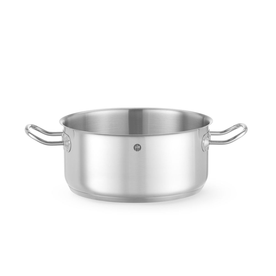 Hendi Kochtopf, niedrig - ohne Deckel, Kitchen Line, 4,9L, ⌀240x(H)110mm Hendi Kochtopf, niedrig - ohne Deckel, Kitchen Line, 4,9L, ⌀240x(H)110mm