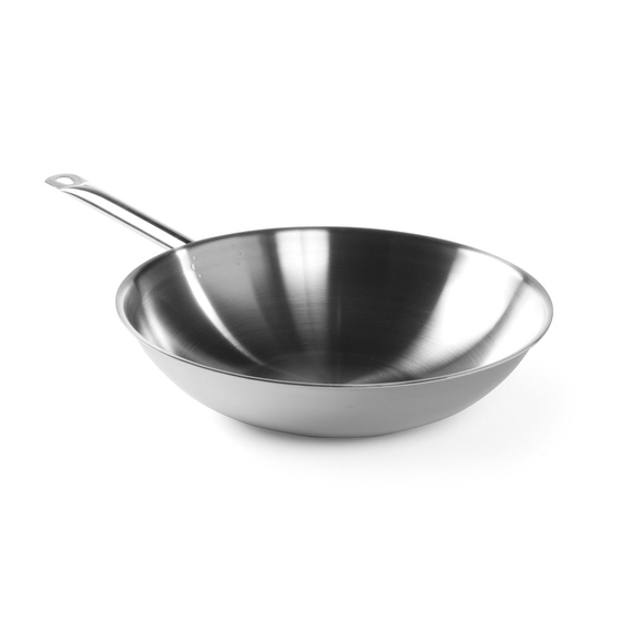 Hendi Wokpfanne, 3-Schichten - ohne Deckel, ⌀360x(H)100mm Hendi Wokpfanne, 3-Schichten - ohne Deckel, ⌀360x(H)100mm