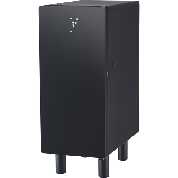 Milchkühlschrank, schwarz, mit Temperaturanzeige, 240x470x610 mm (BxTxH), 0,065 kW Milchkühlschrank, schwarz, mit Temperaturanzeige, 240x470x610 mm (BxTxH), 0,065 kW