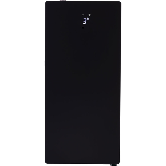 Milchkühlschrank, schwarz, mit Temperaturanzeige, 240x470x610 mm (BxTxH), 0,065 kW 2 Milchkühlschrank, schwarz, mit Temperaturanzeige, 240x470x610 mm (BxTxH), 0,065 kW