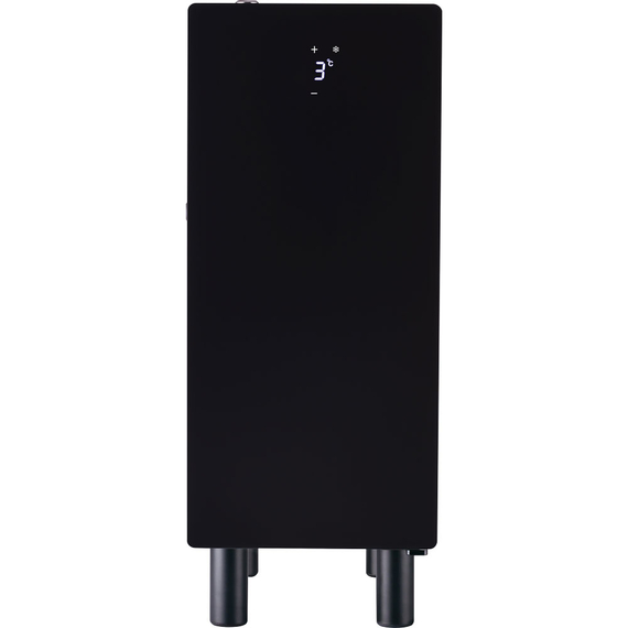 Milchkühlschrank, schwarz, mit Temperaturanzeige, 240x470x610 mm (BxTxH), 0,065 kW 3 Milchkühlschrank, schwarz, mit Temperaturanzeige, 240x470x610 mm (BxTxH), 0,065 kW