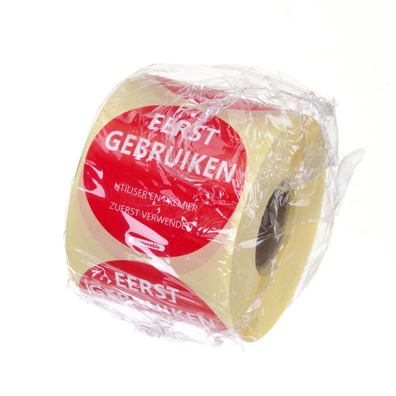 Hendi Lebensmittelsicherheit-Aufkleber, mehrfach verwendbar, leicht entfernbar, „USE FIRST“ (Zuerst verwenden), Rot, 500 Stk., ⌀50mm 1 Hendi Lebensmittelsicherheit-Aufkleber, mehrfach verwendbar, leicht entfernbar, „USE FIRST“ (Zuerst verwenden), Rot, 500 Stk., ⌀50mm