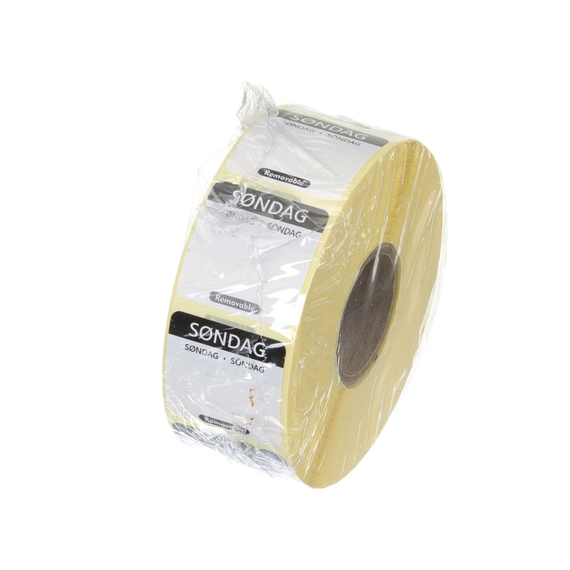 Hendi Täglich anwendbare Lebensmittelsicherheitsetiketten, für den Mehrfachgebrauch, leicht zu entfernen , Sonntag, Schwarz, 1000 Stk., 25x25mm 1 Hendi Täglich anwendbare Lebensmittelsicherheitsetiketten, für den Mehrfachgebrauch, leicht zu entfernen , Sonntag, Schwarz, 1000 Stk., 25x25mm