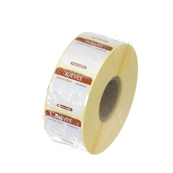 Hendi Täglich anwendbare Lebensmittelsicherheitsetiketten, mehrfach verwendbar, leicht entfernbar , Donnerstag, Braun, 1000 Stk., 25x25x(H)mm 1 Hendi Täglich anwendbare Lebensmittelsicherheitsetiketten, mehrfach verwendbar, leicht entfernbar , Donnerstag, Braun, 1000 Stk., 25x25x(H)mm