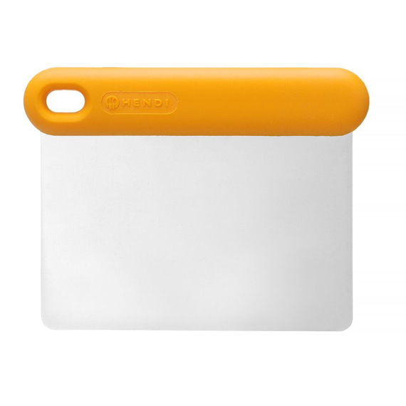 Hendi Pizzaschaber heavy-duty, designed by Robert Bronwasser, Orange, 130x95x(H)13mm Hendi Pizzaschaber heavy-duty, designed by Robert Bronwasser, Orange, 130x95x(H)13mm