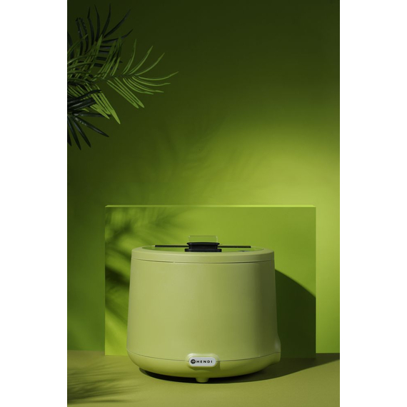 Hendi Suppenkessel UNIQ, designed by Robert Bronwasser, 8L, Grün, 220-240V/500W, ⌀365x(H)325mm 4 Hendi Suppenkessel UNIQ, designed by Robert Bronwasser, 8L, Grün, 220-240V/500W, ⌀365x(H)325mm