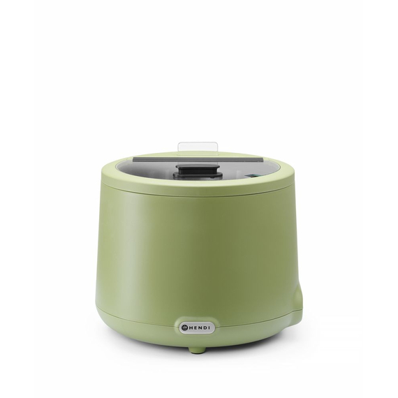 Hendi Suppenkessel UNIQ, designed by Robert Bronwasser, 8L, Grün, 220-240V/500W, ⌀365x(H)325mm 1 Hendi Suppenkessel UNIQ, designed by Robert Bronwasser, 8L, Grün, 220-240V/500W, ⌀365x(H)325mm