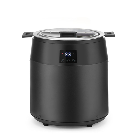 Hendi Suppenkessel ohne Wasser, 10L, 10L, Schwarz, 220-240V/450W, ⌀330x(H)398mm 1 Hendi Suppenkessel ohne Wasser, 10L, 10L, Schwarz, 220-240V/450W, ⌀330x(H)398mm