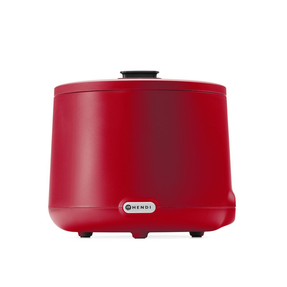 Hendi Suppenkessel UNIQ, designed by Robert Bronwasser, 8L, Rot, 220-240V/500W, ⌀365x(H)325mm Hendi Suppenkessel UNIQ, designed by Robert Bronwasser, 8L, Rot, 220-240V/500W, ⌀365x(H)325mm