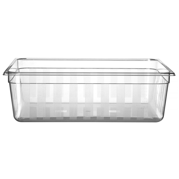 Hendi Gastronorm-Behälter 2/1, GN 2/1, 58L, Transparent, 650x530x(H)200mm Hendi Gastronorm-Behälter 2/1, GN 2/1, 58L, Transparent, 650x530x(H)200mm