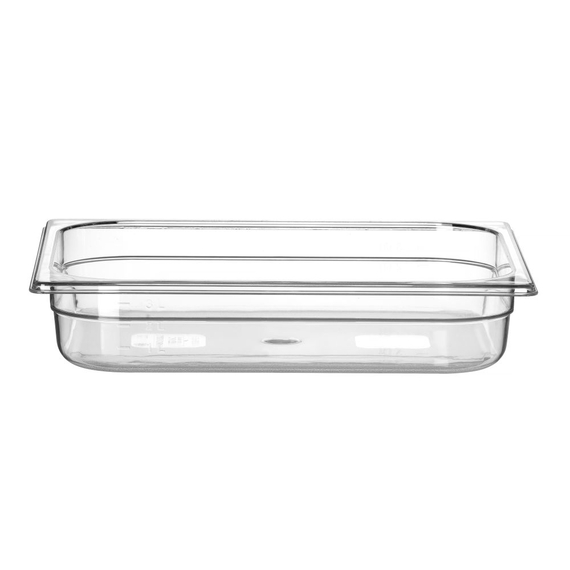 Hendi Gastronorm-Behälter 1/2, Profi Line, GN 1/2, 4L, Transparent, 325x265x(H)65mm Hendi Gastronorm-Behälter 1/2, Profi Line, GN 1/2, 4L, Transparent, 325x265x(H)65mm