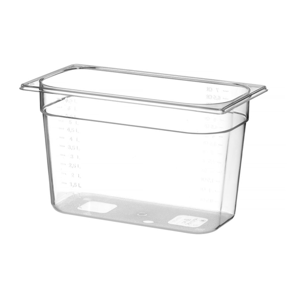 Hendi Gastronorm-Behälter 1/3, Profi Line, GN 1/3, 7,8L, Transparent, 325x176x(H)200mm 1 Hendi Gastronorm-Behälter 1/3, Profi Line, GN 1/3, 7,8L, Transparent, 325x176x(H)200mm