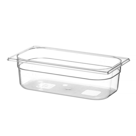 Hendi Gastronorm-Behälter 1/3, Profi Line, GN 1/3, 4L, Transparent, 325x176x(H)100mm 1 Hendi Gastronorm-Behälter 1/3, Profi Line, GN 1/3, 4L, Transparent, 325x176x(H)100mm