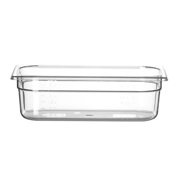 Hendi Gastronorm-Behälter 1/3, Profi Line, GN 1/3, 4L, Transparent, 325x176x(H)100mm Hendi Gastronorm-Behälter 1/3, Profi Line, GN 1/3, 4L, Transparent, 325x176x(H)100mm