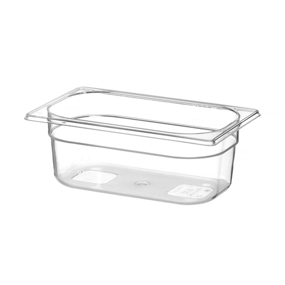Hendi Gastronorm-Behälter 1/4, Profi Line, GN 1/4, 2,8L, Transparent, 265x162x(H)100mm 1 Hendi Gastronorm-Behälter 1/4, Profi Line, GN 1/4, 2,8L, Transparent, 265x162x(H)100mm