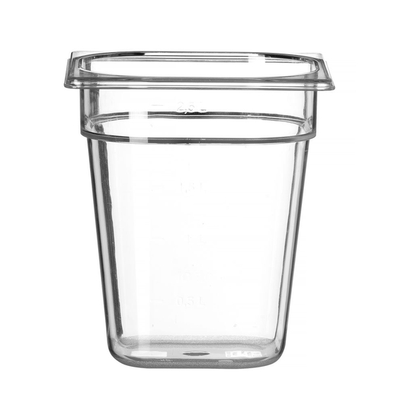 Hendi Gastronorm-Behälter 1/6, Profi Line, GN 1/6, 3,4L, Transparent, 176x162x(H)200mm Hendi Gastronorm-Behälter 1/6, Profi Line, GN 1/6, 3,4L, Transparent, 176x162x(H)200mm
