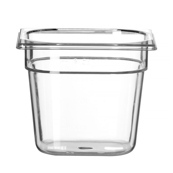 Hendi Gastronorm-Behälter 1/6, Profi Line, GN 1/6, 2,4L, Transparent, 176x162x(H)150mm Hendi Gastronorm-Behälter 1/6, Profi Line, GN 1/6, 2,4L, Transparent, 176x162x(H)150mm