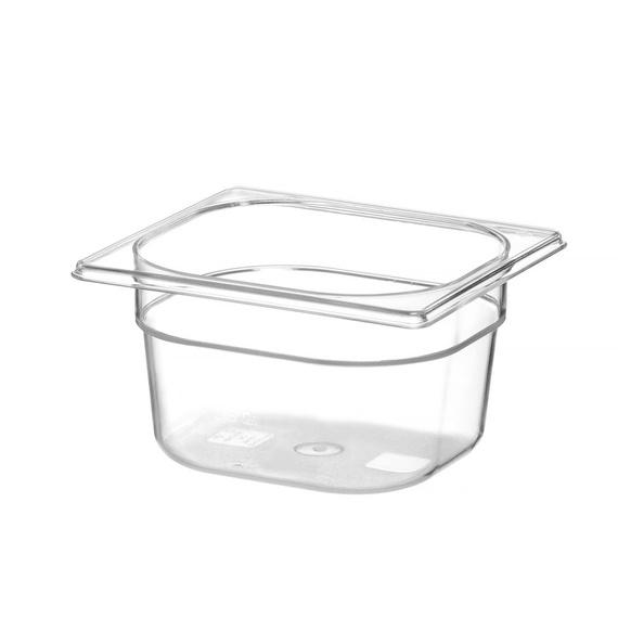 Hendi Gastronorm-Behälter 1/6, Profi Line, GN 1/6, 1,6L, Transparent, 176x162x(H)100mm 1 Hendi Gastronorm-Behälter 1/6, Profi Line, GN 1/6, 1,6L, Transparent, 176x162x(H)100mm