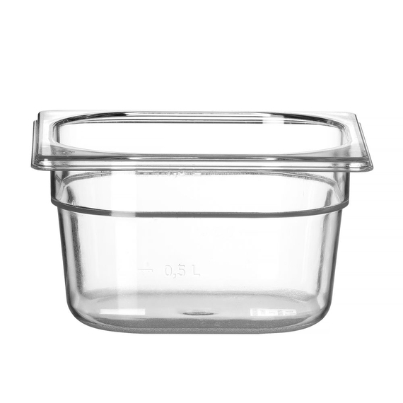 Hendi Gastronorm-Behälter 1/6, Profi Line, GN 1/6, 1,6L, Transparent, 176x162x(H)100mm Hendi Gastronorm-Behälter 1/6, Profi Line, GN 1/6, 1,6L, Transparent, 176x162x(H)100mm